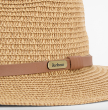 Load image into Gallery viewer, Barbour Women Evelyn Braid Trilby Hat Tan