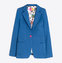 Load image into Gallery viewer, Vilagallo Blue Jacket with Pink Buttons