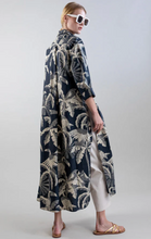 Load image into Gallery viewer, Psophia Cotton Poplin Shirt Dress Tropic Sketch