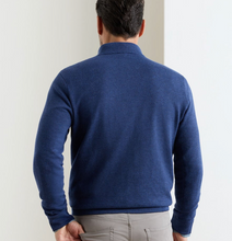 Load image into Gallery viewer, Peter Millar Coolspun Lite Birdseye 1/4 Zip Sweater Navy