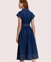 Load image into Gallery viewer, Hinson Wu Annabelle Short Sleeve Denim Dress