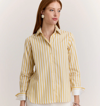 Load image into Gallery viewer, Hinson Wu Margot Buttercup/White Stripe Shirt