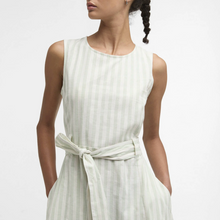 Load image into Gallery viewer, Barbour Inez Sleeveless Striped Dress Spearmint Green