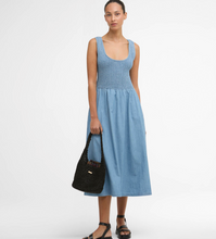 Load image into Gallery viewer, Barbour Josie Midi Dress Chambray