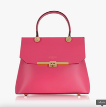 Load image into Gallery viewer, Le Parmentier Atlanta Top Handle Satchel Bag w/Shoulder Strap