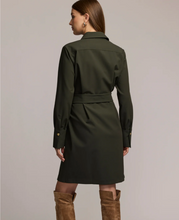 Load image into Gallery viewer, Hinson Wu Astrid Long Sleeve Travelers Twill Dress - Oregano