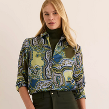 Load image into Gallery viewer, Hinson Wu Margot LS Olive Paisley