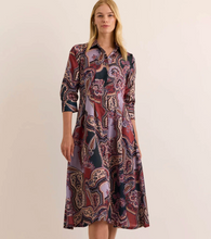 Load image into Gallery viewer, Hinson Wu Martina 3/4 Sleeve Dress Opulent Paisley - Plum
