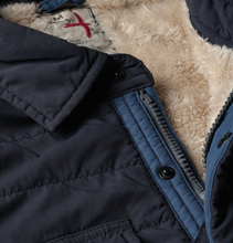 Load image into Gallery viewer, Relwen Quilted Superfleece Jacket Navy