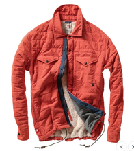 Load image into Gallery viewer, Relwen Quilted Superfleece Jacket Dk Orange