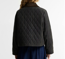 Load image into Gallery viewer, Barbour Women Quilted Spey Wax Tartan Jacket