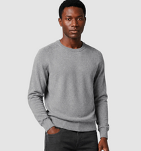 Load image into Gallery viewer, T&V Wool Blend Crewneck Sweater Platinum
