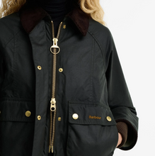 Load image into Gallery viewer, Barbour Women Cropped Beadnell Waxed Jacket Sage/Ancient
