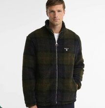 Load image into Gallery viewer, Barbour Men's Tartan Fleece Zip Through Overshirt