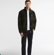 Load image into Gallery viewer, Barbour Men's Tartan Fleece Zip Through Overshirt