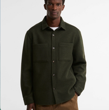 Load image into Gallery viewer, Barbour Men's Marltown Tailored Wool Blend Overshirt Sage