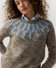 Load image into Gallery viewer, Ann Mashburn Corinna Sweater in Embroidered Wool Alpaca