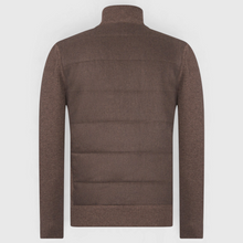 Load image into Gallery viewer, Gran Sasso Full Zip Wool Knit Jacket Brown