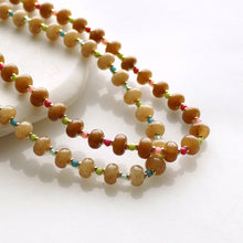 Load image into Gallery viewer, The Silver Wren - Saddle Stone Candy Necklace