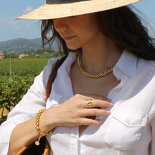 Load image into Gallery viewer, KARINE SULTAN - Braided Link Layering Chain Bracelet