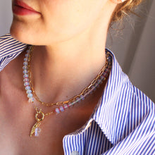 Load image into Gallery viewer, The Silver Wren - Mirage Stone Candy Fish Necklace