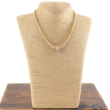 Load image into Gallery viewer, Pretty P Stone Ring Necklace