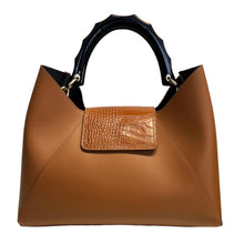 Load image into Gallery viewer, Modarno Chloe Leather Handbag with Flap
