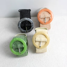 Load image into Gallery viewer, ESLEY - A2503WR52667 - Woven Belt with Round Buckle