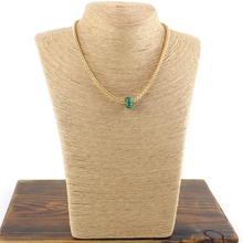 Load image into Gallery viewer, Pretty P Stone Ring Necklace