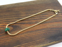 Load image into Gallery viewer, Pretty P Stone Ring Necklace