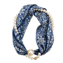 Load image into Gallery viewer, Queens Designs - Luxe Pearl Scarf Necklace