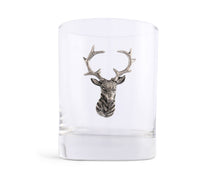 Load image into Gallery viewer, Vagabond House - Elk Head Double Old Fashion Bar Glass