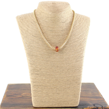 Load image into Gallery viewer, Pretty P Stone Ring Necklace