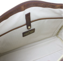 Load image into Gallery viewer, Oakbark & Chrome Weekender Bag
