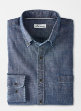 Load image into Gallery viewer, Peter Millar Tamworth Chambray Shirt with BD Collar