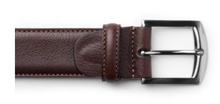 Load image into Gallery viewer, Bosca Belt Castelo Dark Brown