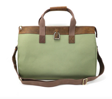 Load image into Gallery viewer, Oakbark & Chrome Weekender Bag