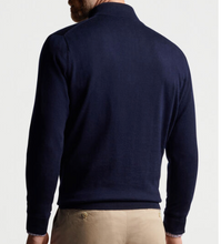 Load image into Gallery viewer, PETER MILLAR 1/4 ZIP AUTUMN CREST SWEATER - NAVY
