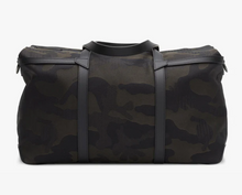Load image into Gallery viewer, Mismo Tour Medium Duffle in Black Camo and Black Leather