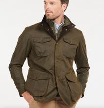 Load image into Gallery viewer, BARBOUR Ogston Wax Jacket Olive