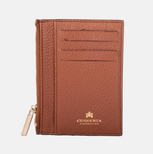 Load image into Gallery viewer, Cuoieria Fiorentina Card Holder With Zip