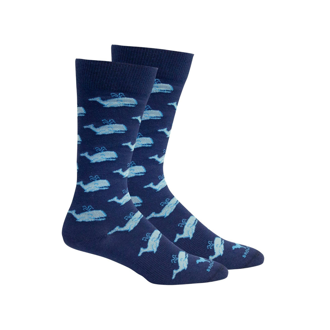 Brown Dog - Spout (Whale) Socks
