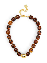 Load image into Gallery viewer, ZENZII Jewelry - Tessa Puffy Square Short Necklace
