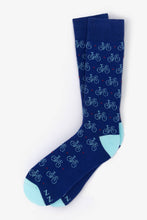 Load image into Gallery viewer, Alynn - The Cycle Of Life Bicycle Sock -  Carded Cotton by Alynn
