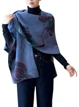Load image into Gallery viewer, Winding River - Purple Lotus Reversible Loop Wrap
