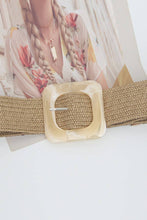 Load image into Gallery viewer, ESLEY - Woven Straw Resin Buckle Belt
