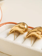 Load image into Gallery viewer, Flânerie - Colette 18K Gold Non-Tarnish Large Huggie Droplet Earring
