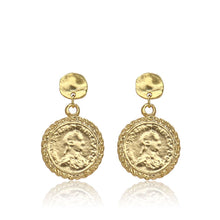 Load image into Gallery viewer, KARINE SULTAN - Coin drop earring
