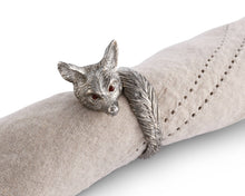 Load image into Gallery viewer, Vagabond House - Pewter Fox Napkin Ring
