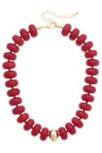Load image into Gallery viewer, Canvas Style - San Sebastián Beaded Resin Necklace
